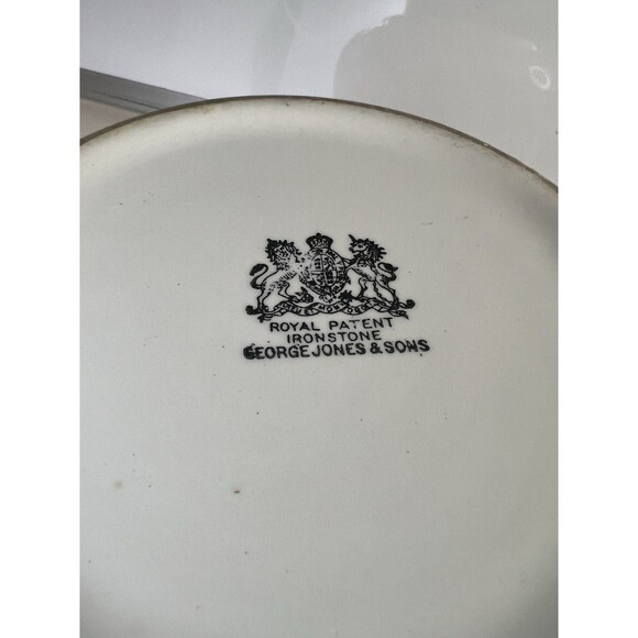 Antique George Jones & SonsIronstone Chamber Pot Victorian Floral Design 1880’s - Picture 8 of 8